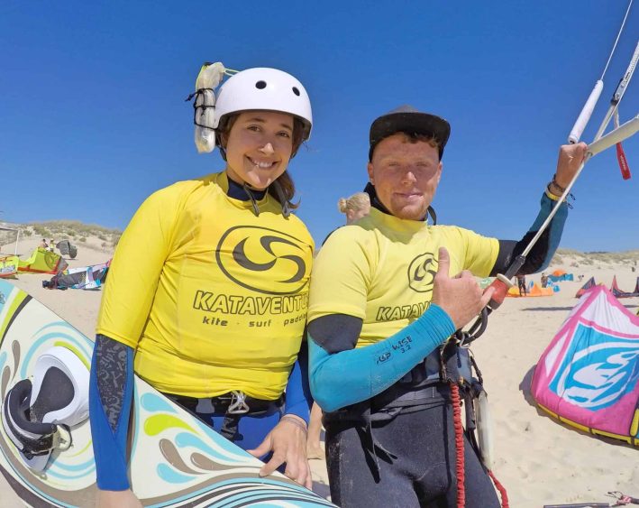 Aulas de Kitesurf Lisboa Costa da Caparica